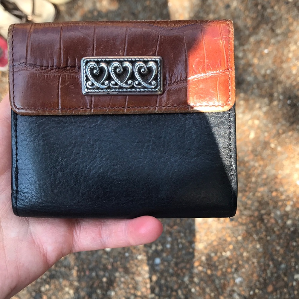 Brighton black and brown leather wallet
